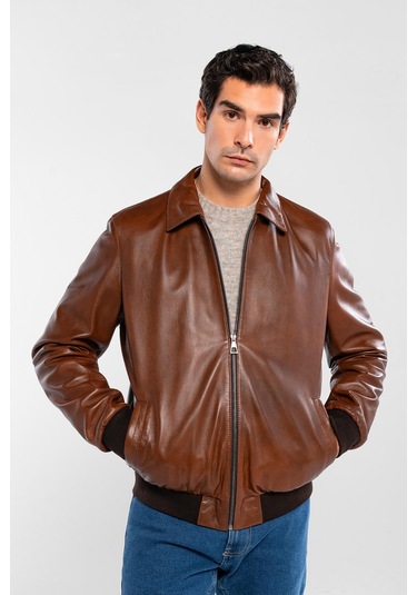 Tamer Tanca Erkek Hakiki Deri Fındık Deri Mont 415 K-873 Erk Dr Mont Sk24/25 Fındık Dr Fındık