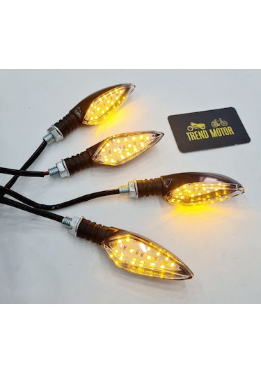 Sinyal Takım 4lü Set Led Sarı Işık - Motosiklet Cg Unıversal