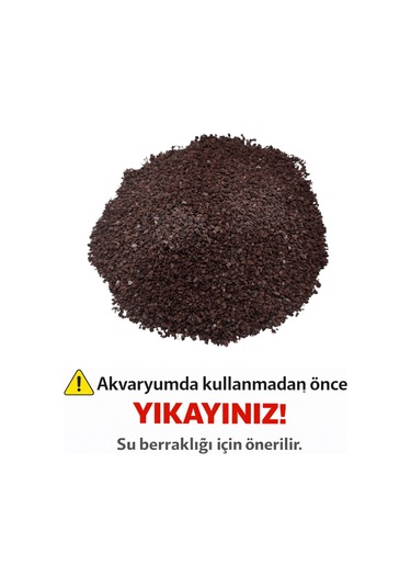 Doğal Lav Kırığı Akvaryum Taşı 0.1-0.4 Mm Dekor Ve Taban Malzemesi