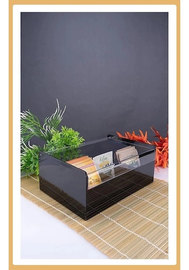 Plastik 6 Bölmeli Çay Kutusu - Poşet Çay Kutusu, Bitki Çay Kutusu