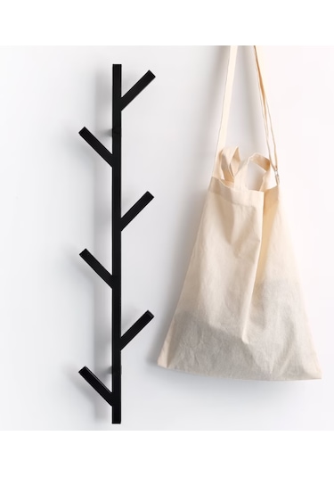 Metal Konfeksiyon Askısı Konfeksiyon Elbise Askılığı Siyah