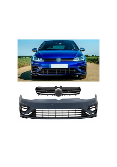 Golf 7 İçin 7.5 R Tampon Uyumlu Panjur Ve Braketi