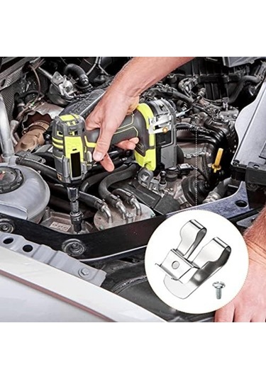 Wealthglow Alet Kemeri Için Matkap Klipsi 633586002 636181001 Vidalı Yedek Parça, 10 Adet Metal Sürücü Kancası Uçlar Yok Fuı06ı