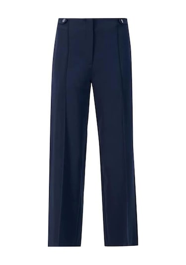 Armine Beli Apoletli Palazzo Pantolon 24kh2722 Lacivert Lacivert