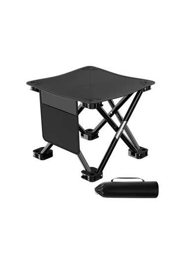 Ambition Ultralight Katlanabilir Tabure Taşınabilir Açık Siyah