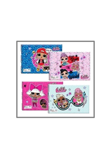 Lol Resim Defteri 25x35 15 Yaprak Spiralli - 4 Adet