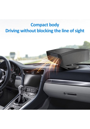 Qingmipy 24v Otomobil Isıtıcı - Kar/tutkal/toz Temizleyici 180w Siyah Abs材质