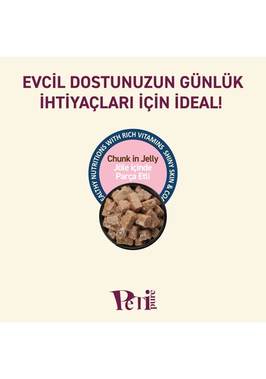 Tavuklu Yaş Kedi Maması 85 Gr X 24 Adet Jöle İçinde Parça Etli - Yavru Kedi
