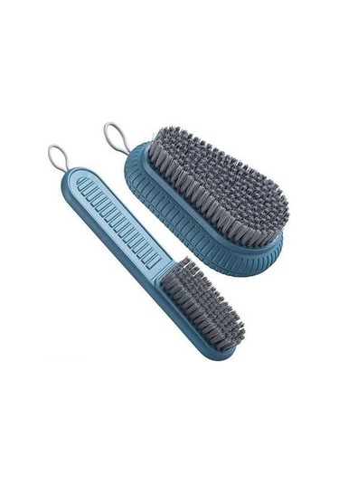 Fortunelane Yumuşak Tüylü 2'li Set: Mutfak, Banyo, Çamaşırhane Lekelerden Kurtulun - Mavi