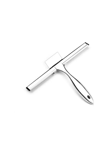 Teltree Ev Ve Ticari Kullanım İçin Paslanmaz Çelik Cam Silici, Tek Taraflı Temizleme, Özellikli Kollü Ve Özlü Lastik Ucu + Kareli Yapıştırıcı Kanca Diğer