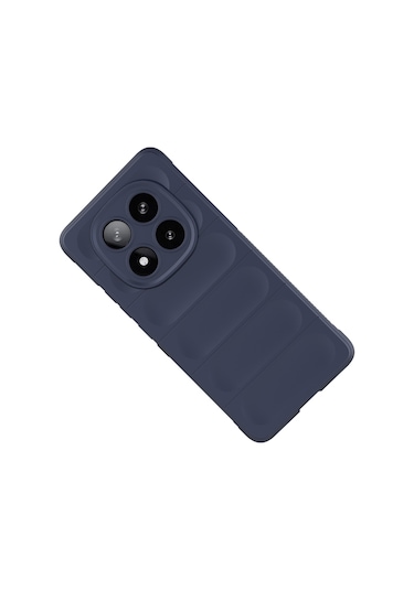 Mobilteam Redmi Note 14 Pro 5g Kılıf Esnek Tpu Oyuklu Arka Yüzey Tasarımlı Etnik Silik Siyah