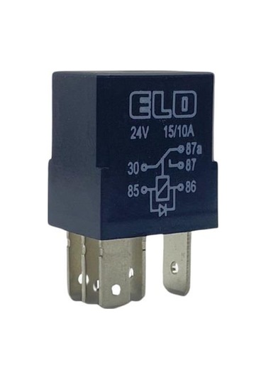 Elo 24v Röle 5 Uçlu Mikro Çift Platin 87a Diotlu