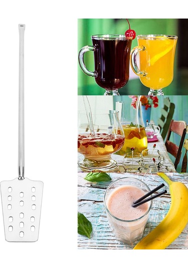 Yaozixa Uzunluk 62.5cm Çelik Karıştırıcı Çubuk, Kare Tipi, Bar Ve Ev Kullanıma Uygun, Dayanıklı Ve Sağlıklı Diğer