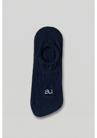 Allunique Penye Pamuk 3'lü Siyah Görünmez Sneaker Çorap Siyah