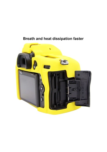 Nikon D780 İçin Puluz Soft Silikon Koruyucu Kılıf Sarı Diğer