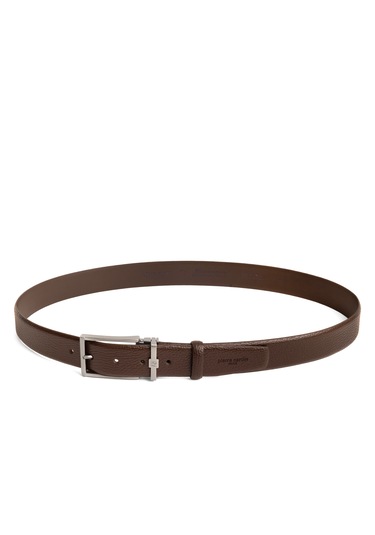 Pierre Cardin Deri Erkek Kemer En 3,5 Cm Pc100f Kahve - Floater