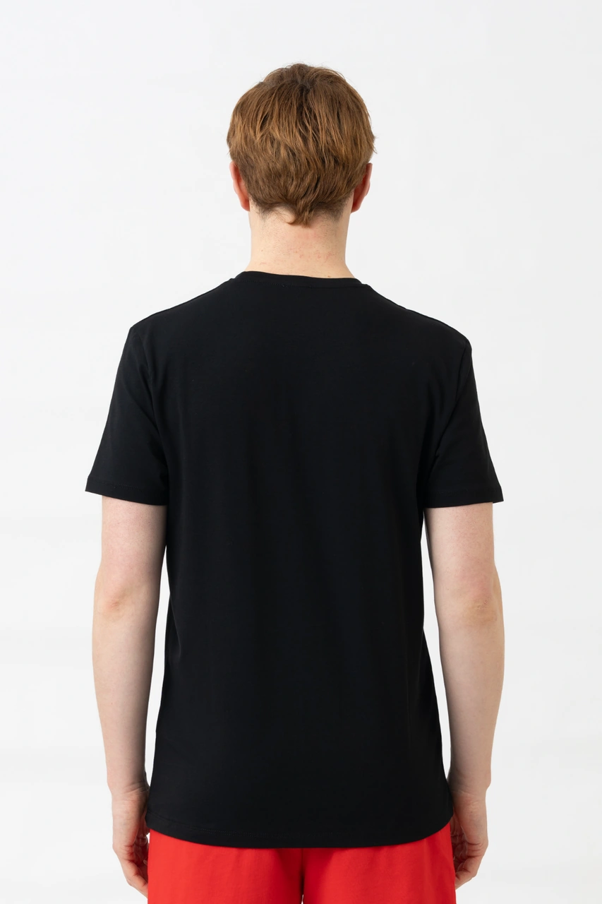 United Colors Of Benetton Erkek Tshirt Bnt-m21172 Siyah