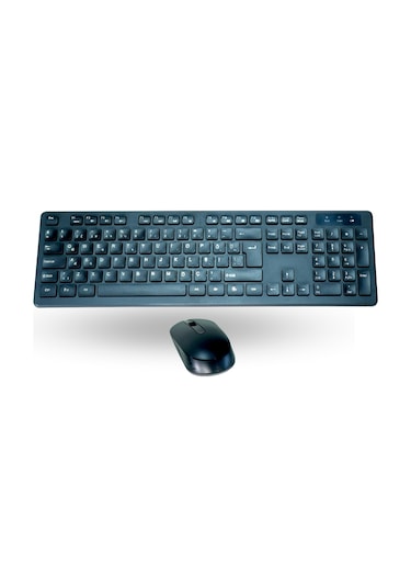 Büro Ev Ofis Bilgisayarı İçin Klasik Kablosuz Wifi Klavye Mouse Seti Diğer