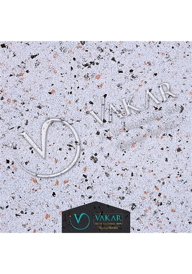 Vakar Premium Canli Siva Moonlight 02 2kg Paket BEYAZ ZEMiN KAHVERENGi TURUNCU DESEN