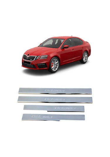 Skoda Octavia A7 Kapı Eşiği 4 Parça 2013-2017