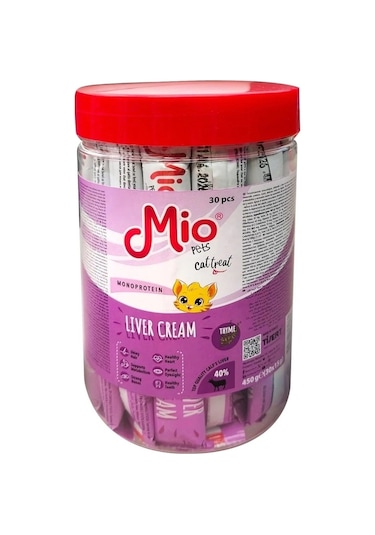 Mio Ciğerli Krema Yetişkin Kedi Ödülü 30 x 15 G