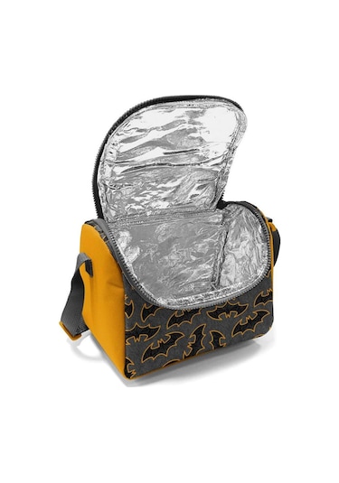 Coral High Kids Koyu Gri Hardal Yarasa Desenli Thermo Beslenme Çantası 11721