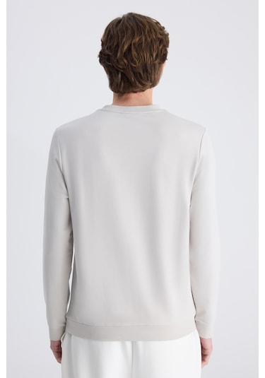 D'S Damat Ds Damat Regular Fit Taş Düz Pamuklu Sweatshirt 5hce247021053 S01