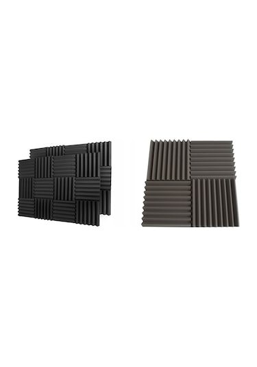 Zigzag Akustik Ses Yalıtımı Süngeri Kendinden Yapışkanlı40mm50x50