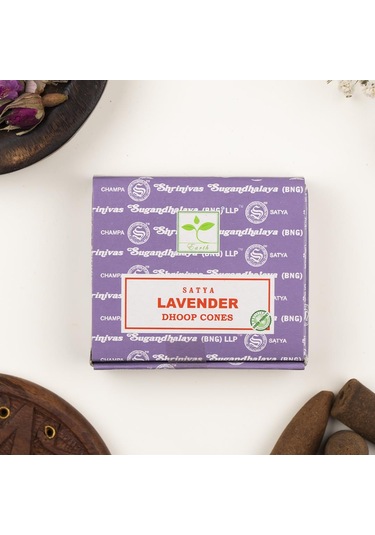 Satya Lavanta Aromalı Konik Tütsü