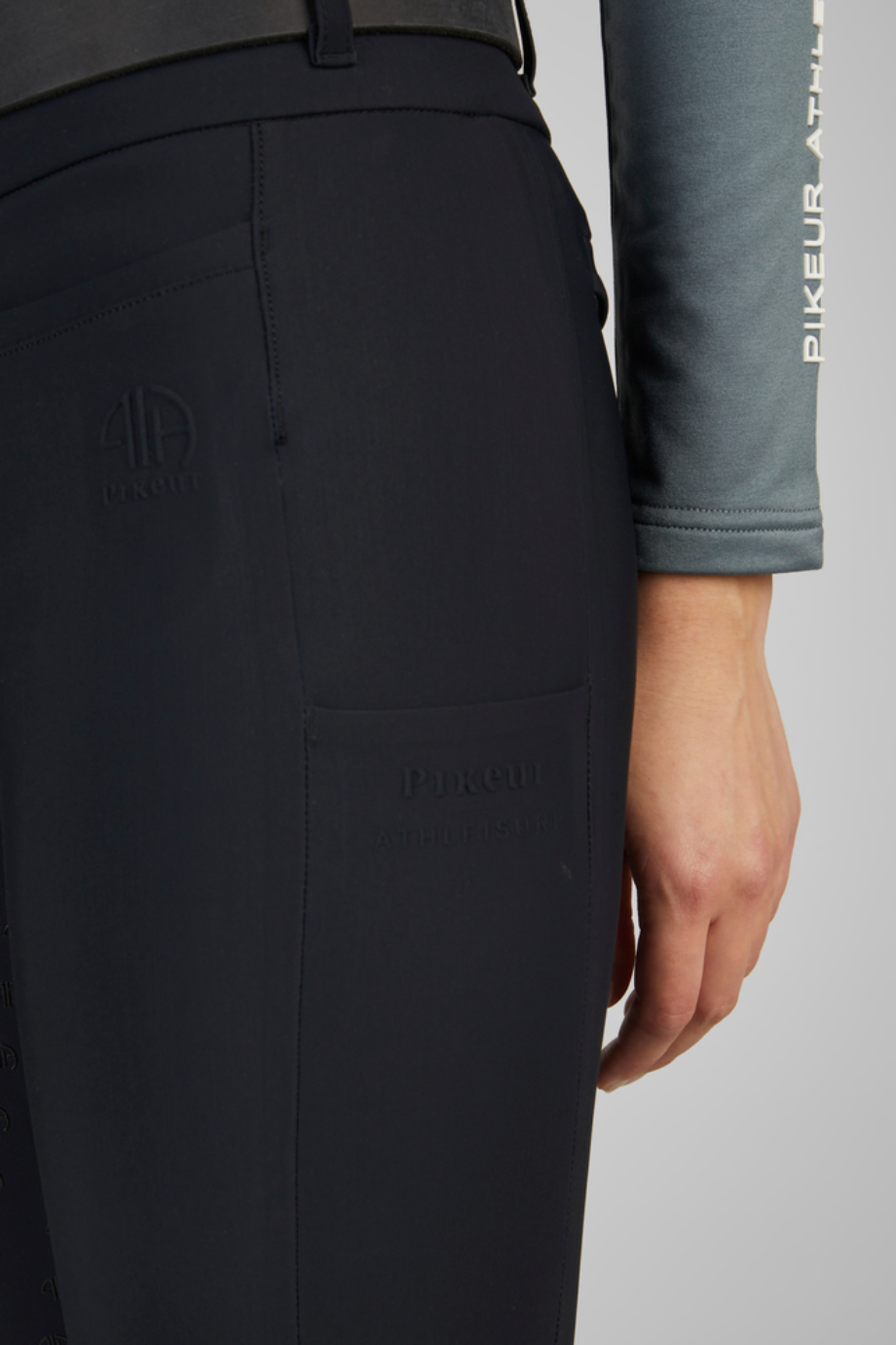 Pikeur Linnett Griptec Seamless 6505 Lüks Yüksek Bel Kadın Binici Taytı Siyah
