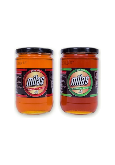 Milas Üreticiler Birliği Çam Balı 850 G + Çiçek Balı 850 G