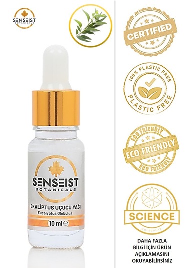 Senseist Botanicals Okaliptus Uçucu Yağı 10ml %100 Saf Ve Doğal