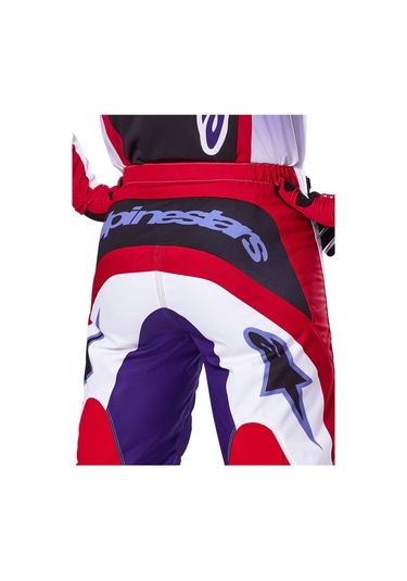 Alpinestars Fluid Wurx Kros Motosiklet Pantolonu Mavi Kırmızı