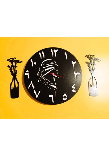 Said Nursi Ahşap Saat 3 Lü Set Çok Renki