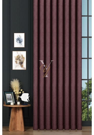 Petek Fon Perde V-1024 Gül Kurusu Gül Kurusu