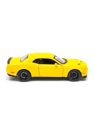 Motor Max 1:24 2018 Dodge Challenger Srt Hellcat Widebody Die-cast Sarı Model Araba