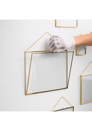 Fotoğraf Çerçevesi Cam Pirinç Gold Modern Özel Tasarım Dekoratif