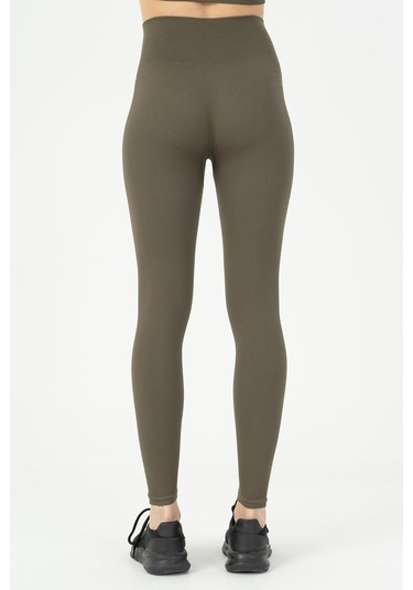 Maraton Active Slimfit Kadın Koşu Haki Tayt 812095 Haki