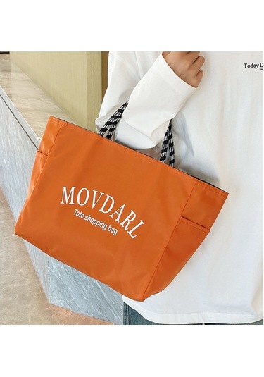 Skycity Nylon Çanta Kadınlar İçin Yenirilebilir Çanta, Günlük Kullanim, Spor, Okul, Ofis, Yemek Çantası, Su Geçirmez, Rose Pembe, Orta Boy, 2025 Yeni Desen Pembe