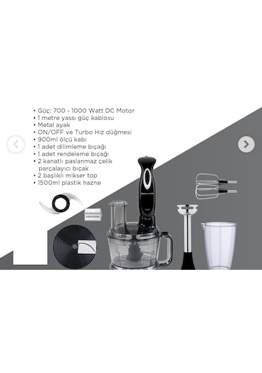 Heifer CHEF'S PRO MEGA 1000 W Blender Set
