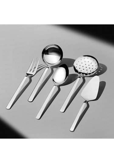 Nehir Sofia Sade 5 Parça Paslanmaz Çelik Servis Takımı