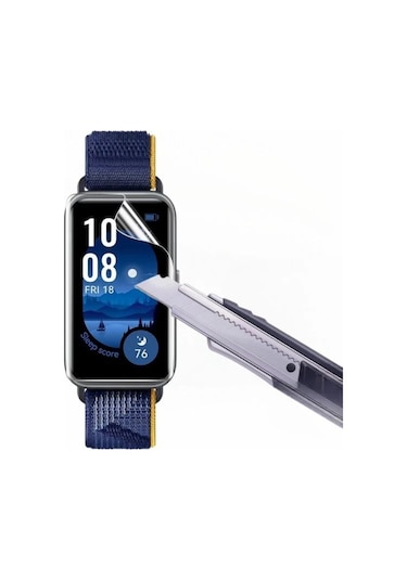 Huawei Watch Fit 3 Uyumlu 3 Adet Şeffaf Ultra Koruyucu Nano Jelat