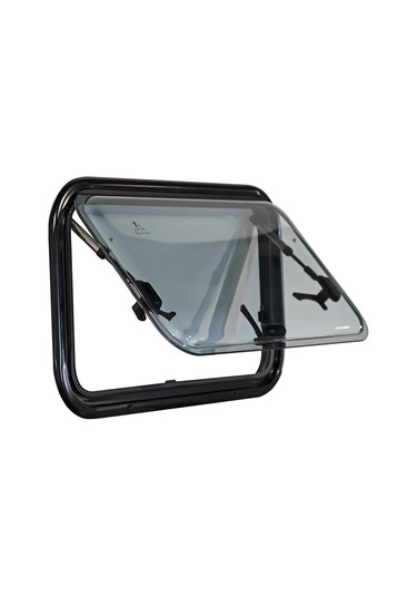 Berhimi Amortisörlü Karavan Penceresi 300X700Mm Siyah