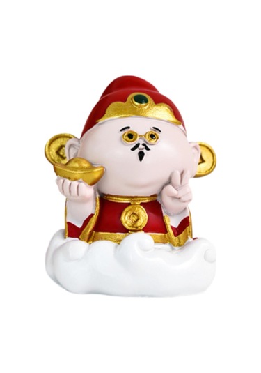 Suntek Çin Figürleri Heykel Dekorasyonu Zenginlik-tanrısı