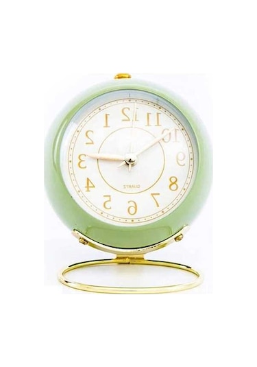 Trendooze Yok Yeşili Saati Saati Saat Modern Masa Masa Masa Başucu 8.9cm Eh