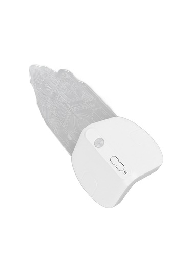 Shineyee Akrilik Kule Hareket Sensörlü Gece Lambası - Usb Şarjlı, 3000k Yumuşak Işık, Triangular Tasarım, Çatı/zemin Uyumlu, Bina Dahili Pil Koridor/odalar İçin Diğer