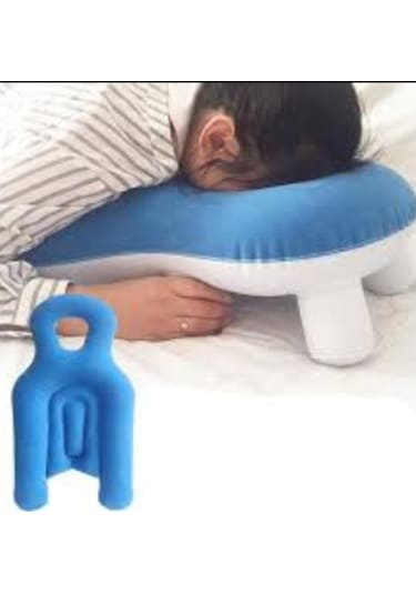 Göz Ameliyatı Sonrası Kullanılan Şişme Yastık Vitrektomi Yastığı 7-15 Açık Gri