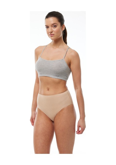 Malabadi Kadın Ten 6 Lı Paket Modal Yüksek Bel Slip Külot 1955 Ten