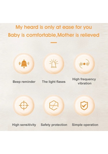 GubisiStore Manyetik Kablolu Bebek Yatak Islatma Alarmı
