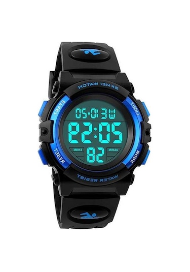 Novahub Skmeı 1258 Multifunction Outdoor Watch, Night Light, Waterproof, S Mavi Çok Renkli, Dokunuşlu Model Çok Renkli